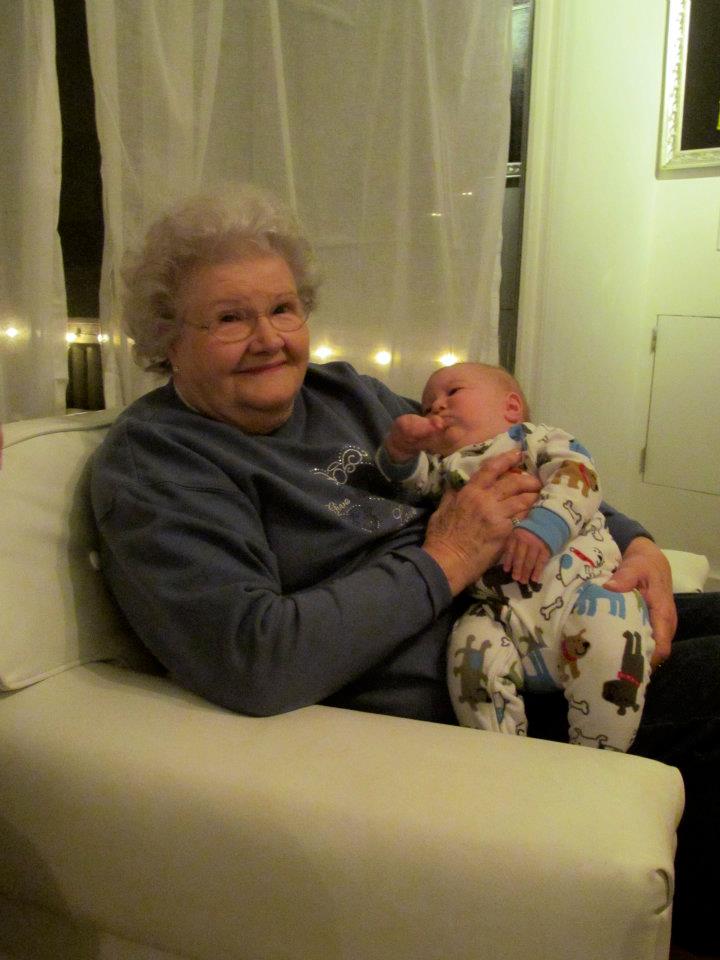 Nanny and baby sam